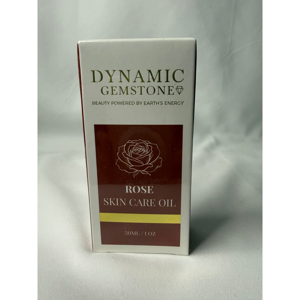 Dynamic Gemstone Rose Skin Care Oil Lightweight Botanical Facial Oil NEW